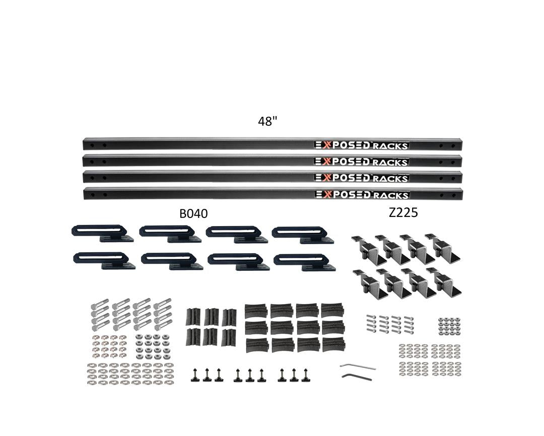 Exposed Rack 8-00-7675-BK Roof Rack Kit