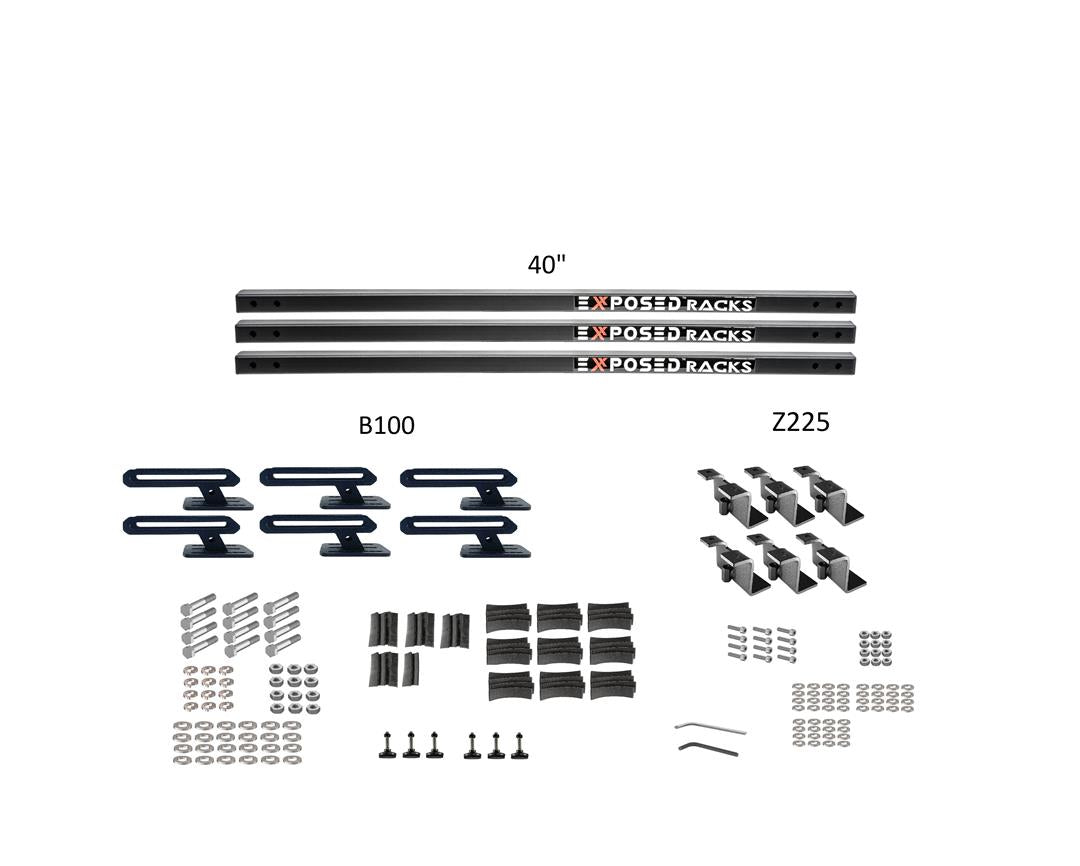 Exposed Rack 8-00-7661-BK Roof Rack Kit