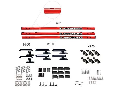 Exposed Rack 8-00-6761-RD Roof Rack Kit