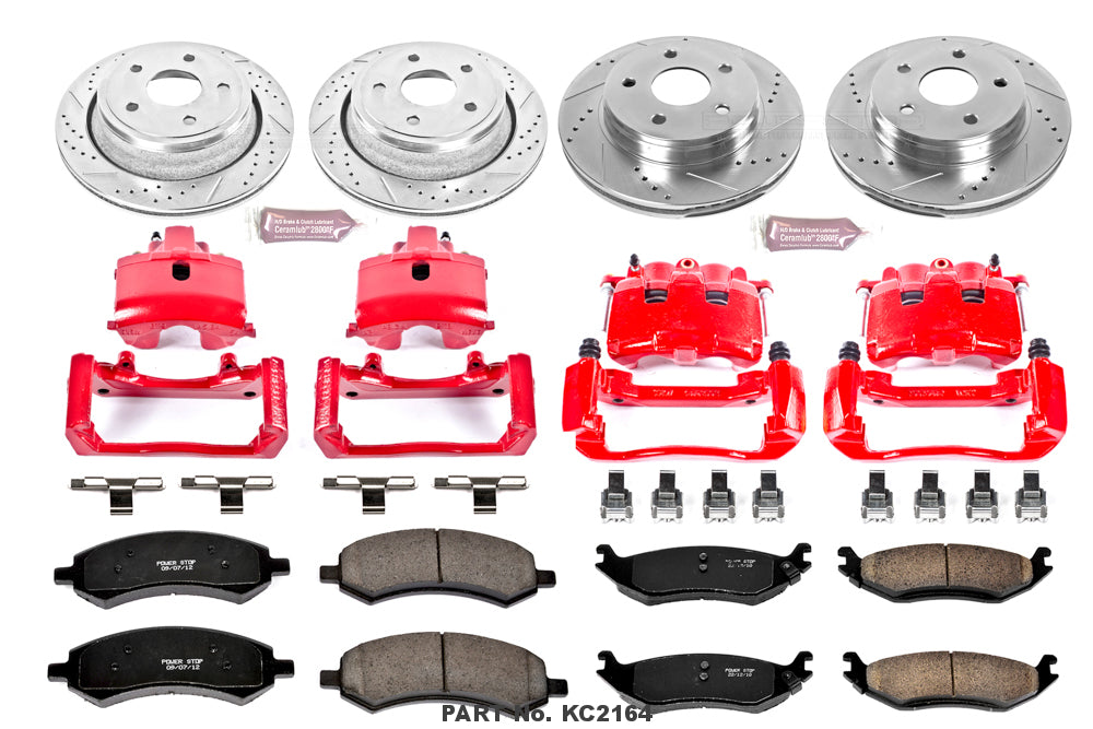 KC2164 Powerstop 1 Click Kit W/Calipers