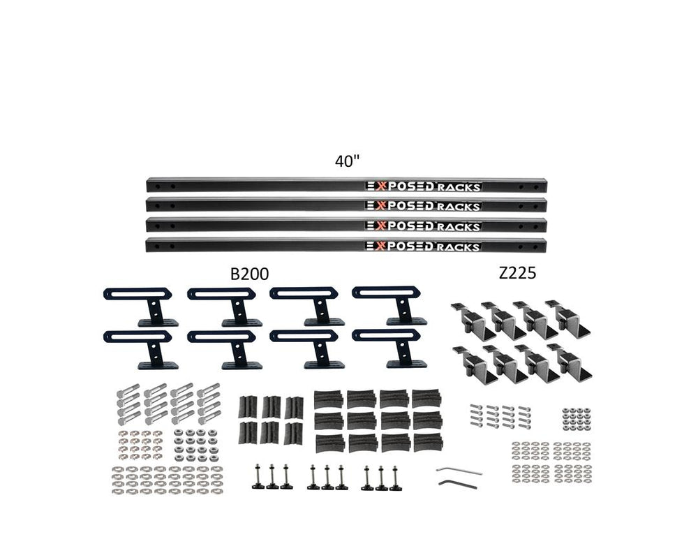 Exposed Rack 8-00-7682-BK Roof Rack Kit