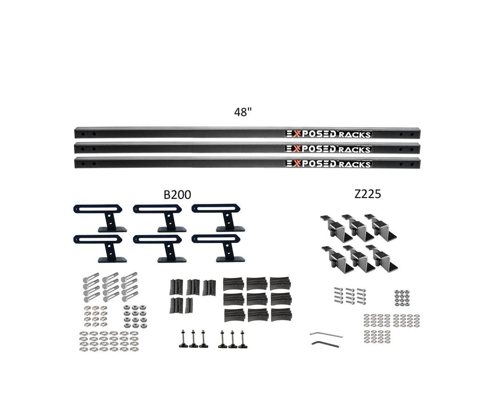 Exposed Rack 8-00-7684-BK Roof Rack Kit