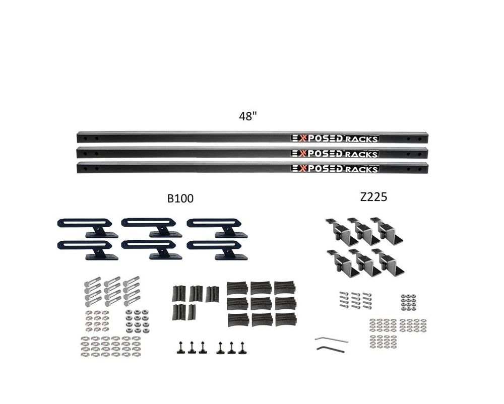 Exposed Rack 8-00-7664-BK Roof Rack Kit