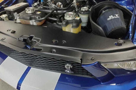 JLT 07-09 Ford Mustang GT500 Black Textured Full Length Radiator Support Cover - RV and Auto Parts