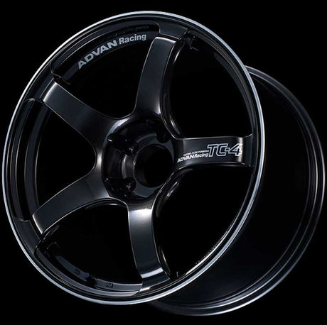 Advan YAD8M30EBGR Advan Yokohama Racing TC4 18x11 +30 5-114.3 Racing Black Gunmetallic & Ring