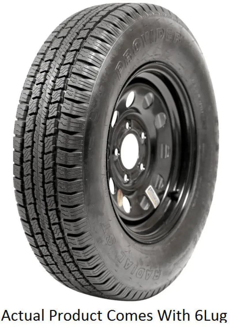 A15R45BMM Taskmaster St205/75R15 6 Ply Provider On 15X5 - Tire/ Wheel Assembly