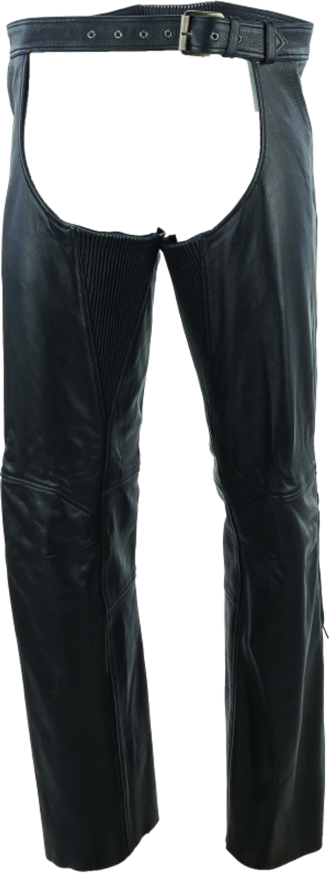 River Road Plains Leather Chaps Black - Small - 094418