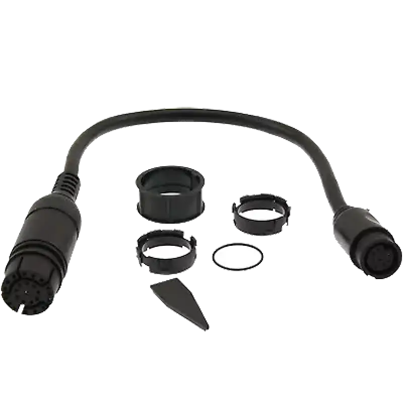 A80490 Raymarine Adapter Cable 25 Pin to 9 Pin with accessories for marine electronics connectivity.
