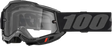 Accuri 2 Enduro Moto Goggle Black Clear Lens - Powersports