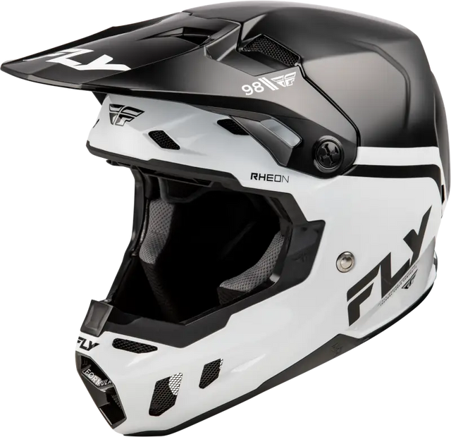 Formula Cc Objective Helmet Black/White 2x - FLY RACING