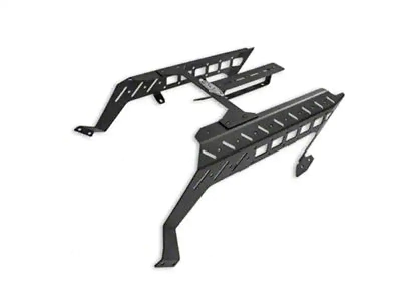 Black metal off-road vehicle rack for Ford Raptor center console with Molle panels