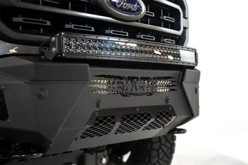Addictive Desert Designs 2021 Ford F-150 HoneyBadger Front Bumper w/ Top Hoop - Truck & Automotive