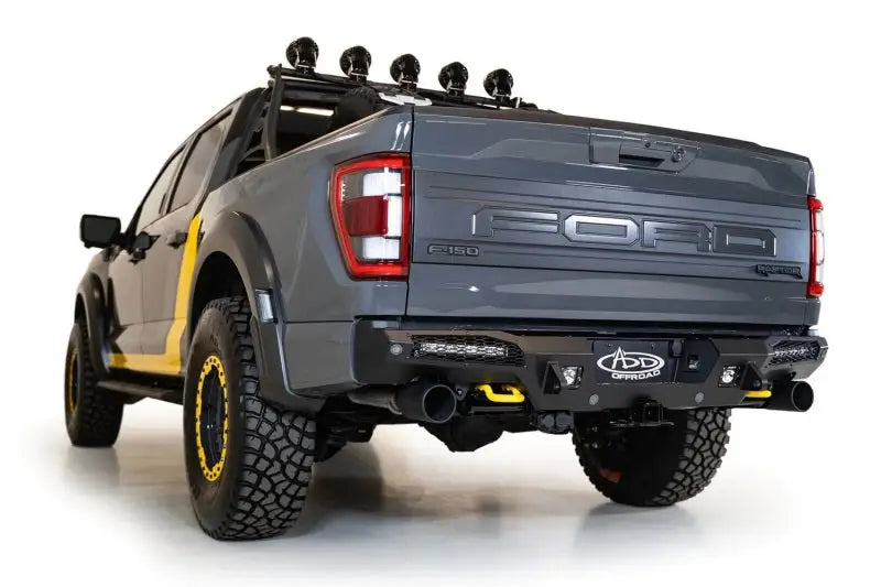 Addictive Desert Designs 21-22 Ford Raptor HoneyBadger Rear Bumper - Truck & Automotive