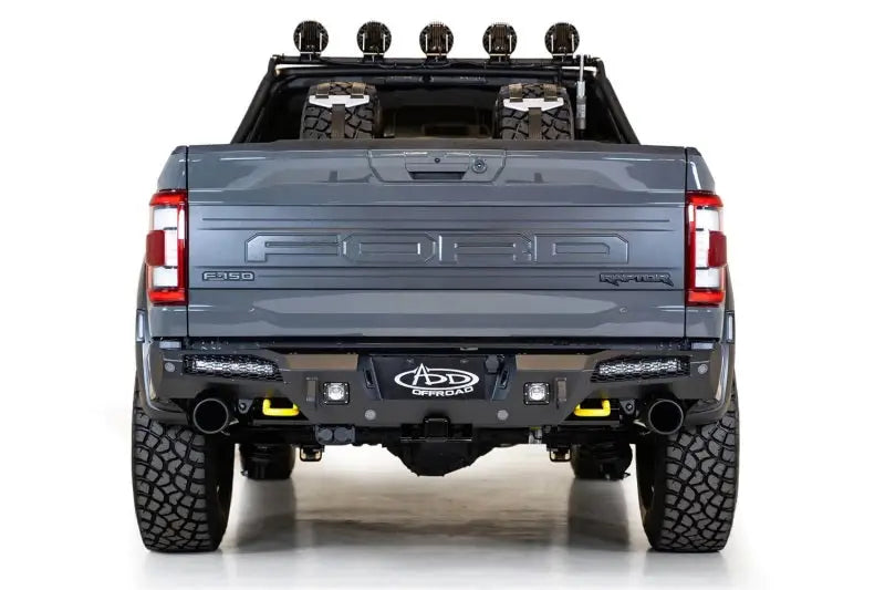Addictive Desert Designs 21-22 Ford Raptor HoneyBadger Rear Bumper - Truck & Automotive