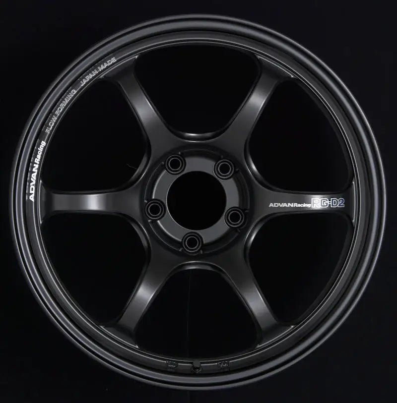 Advan RG-D2 18x9.5 + 35 5-120 Semi Gloss Black Wheel - Truck & Automotive