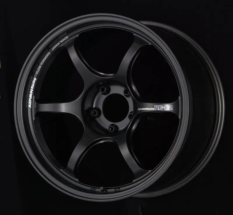 Advan RG-D2 18x9.5 + 35 5-120 Semi Gloss Black Wheel - Truck & Automotive