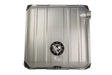 Silver fuel tank from Aeromotive Stealth Gen 2 for Chevy 340 fuel delivery upgrade
