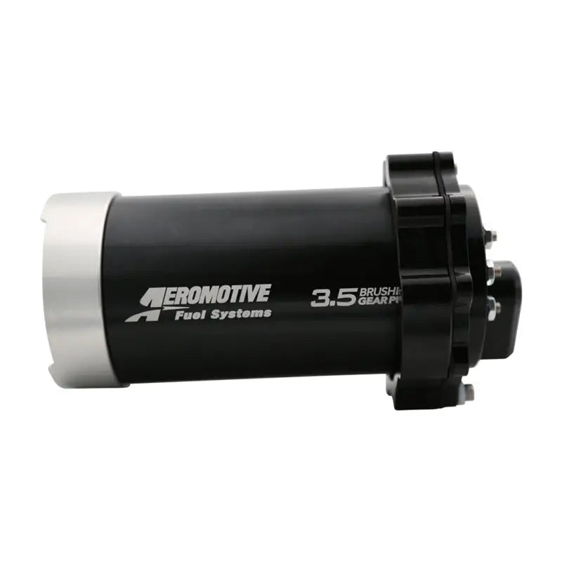 Black fuel pump with silver end for Aeromotive Brushless Spur Gear In-Tank Fuel Pump