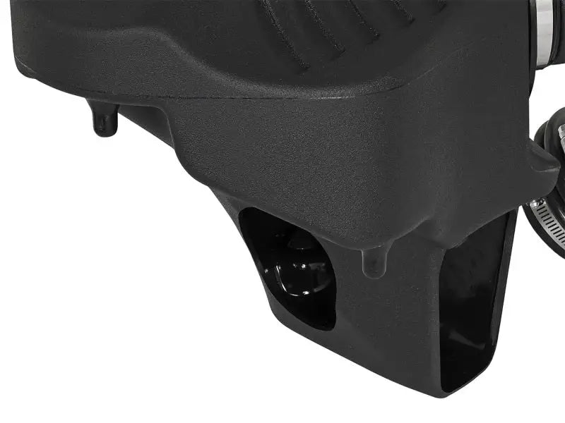 Black plastic air intake component from aFe Power Momentum GT Pro for BMW 330i