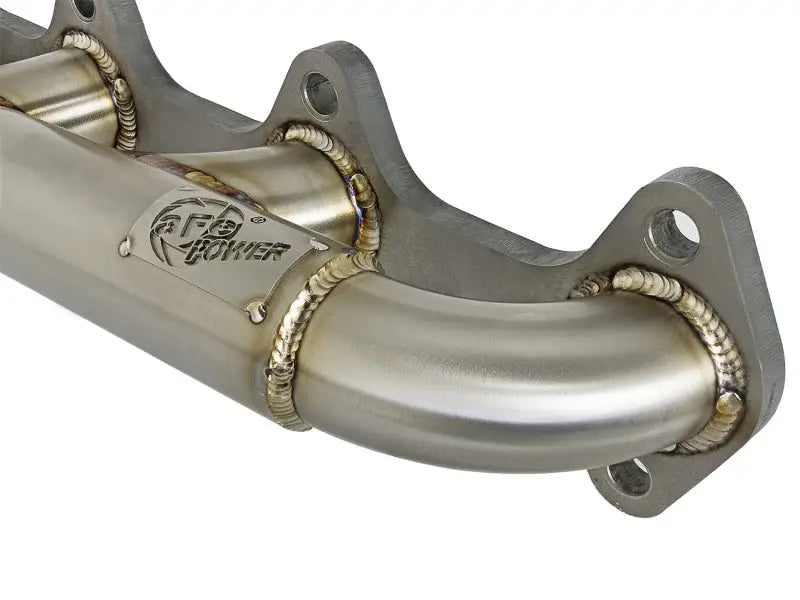 aFe Twisted Steel Header Turbo Manifold (T3) 98.5-02 Dodge Diesel Trucks L6 5.9L (td) - Truck & Automotive