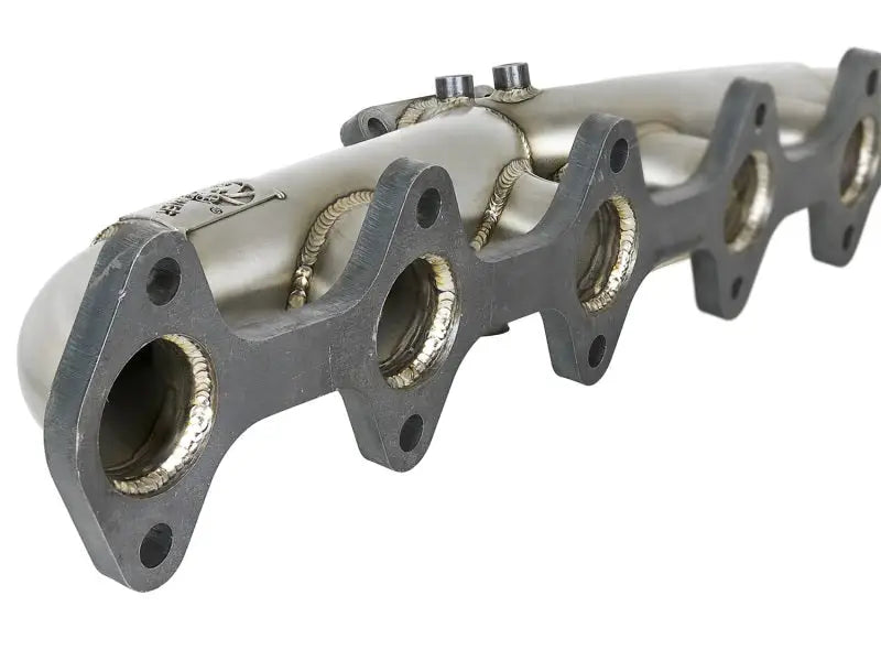 aFe Twisted Steel Header Turbo Manifold (T3) 98.5-02 Dodge Diesel Trucks L6 5.9L (td) - Truck & Automotive