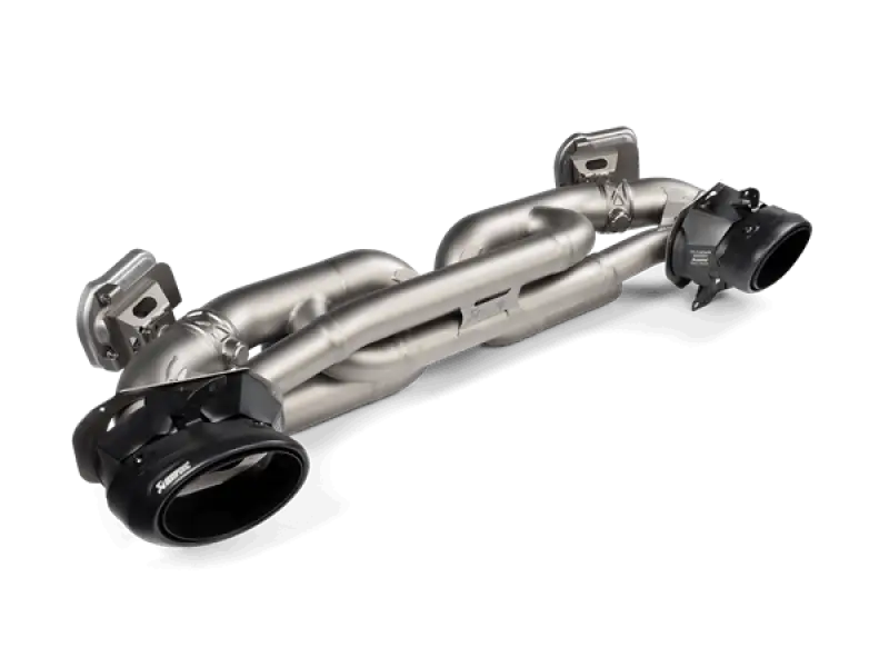 Akrapovic 20-21 Porsche 911 Turbo/Turbo S (992) Slip-On Race Line (Titanium) (Req Tips) - Truck & Automotive