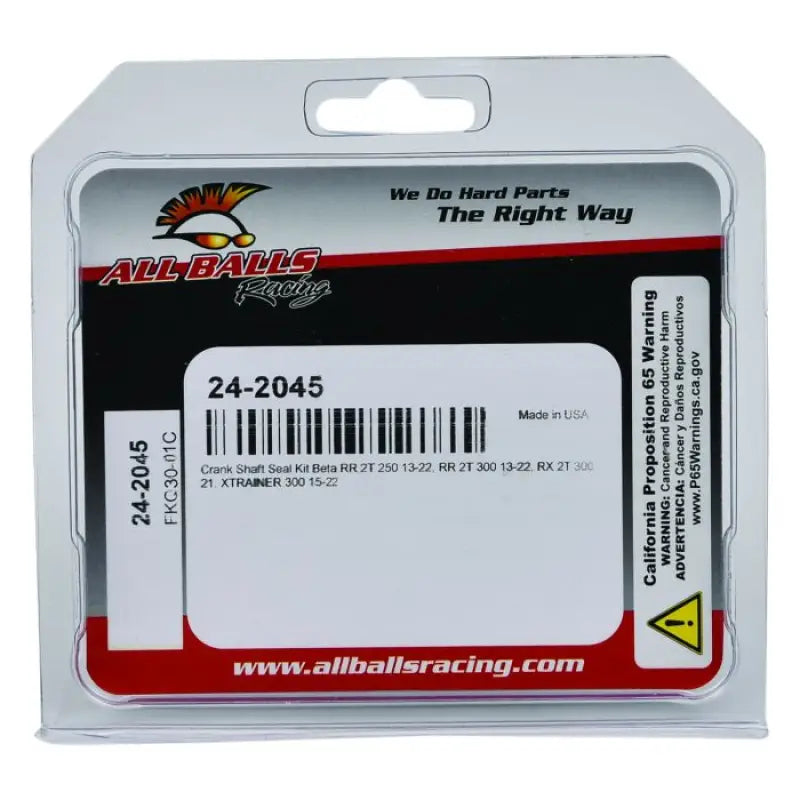 All Balls 24-2045 Crank Shaft Seal Kit