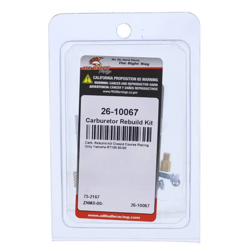 All Balls 26-10067 Carburetor Rebuild Kit