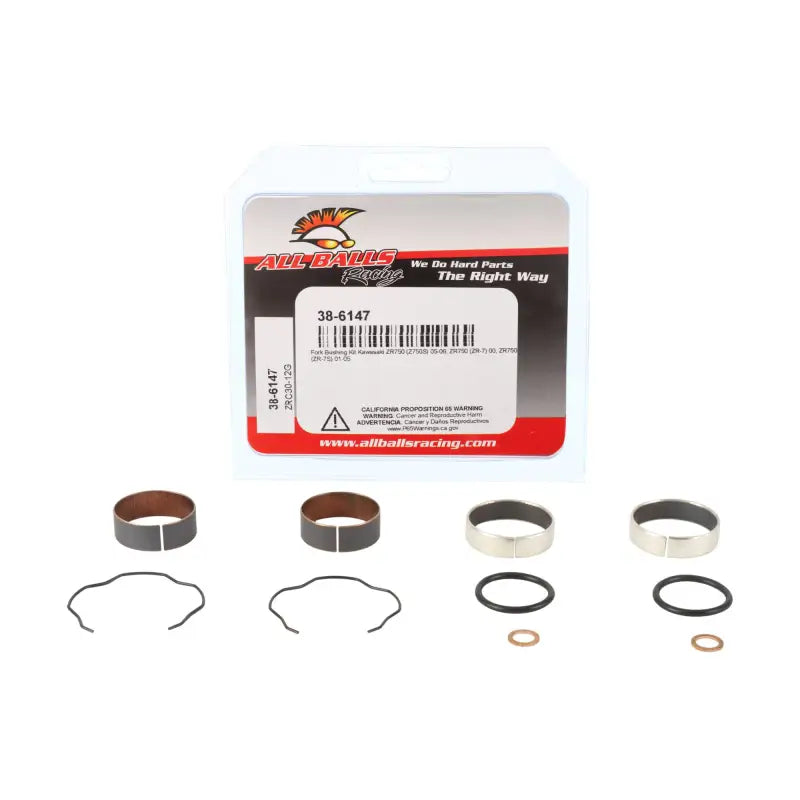 All Balls 38-6147 Fork Bushing Kit, upgrade for motorcycle forks, precision-engineered, durable construction, enhances handling and stability, RV, Automotive, Powersports, truck accessories, Must Haves