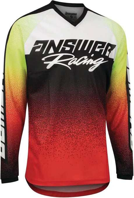 Answer 22 Syncron Prism Jersey Red/Hyper Acid Youth - XL - 446409 - Misc Powersports