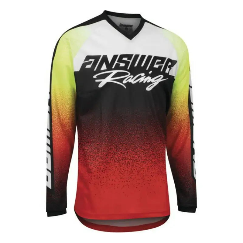 Answer 22 Syncron Prism Jersey Red/Hyper Acid Youth - XL - 446409 - Misc Powersports