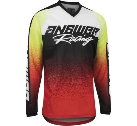 Answer 22 Syncron Prism Jersey Red/Hyper Acid Youth - XL - 446409 - Misc Powersports