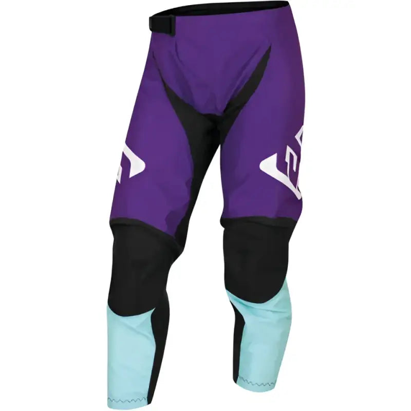 Answer 22 Syncron Prism Pant Purple/Seafoam Womens Size - 10 - 446826 - Misc Powersports