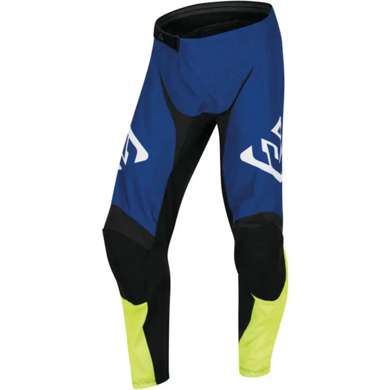 Answer 22 Syncron Prism Pant Reflux Blue Youth Size - 26 - 446446 - Misc Powersports