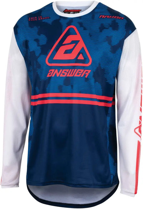 Answer 23 Ark Trials Jersey Blue/White/Red Youth - XL - 447587 - Misc Powersports