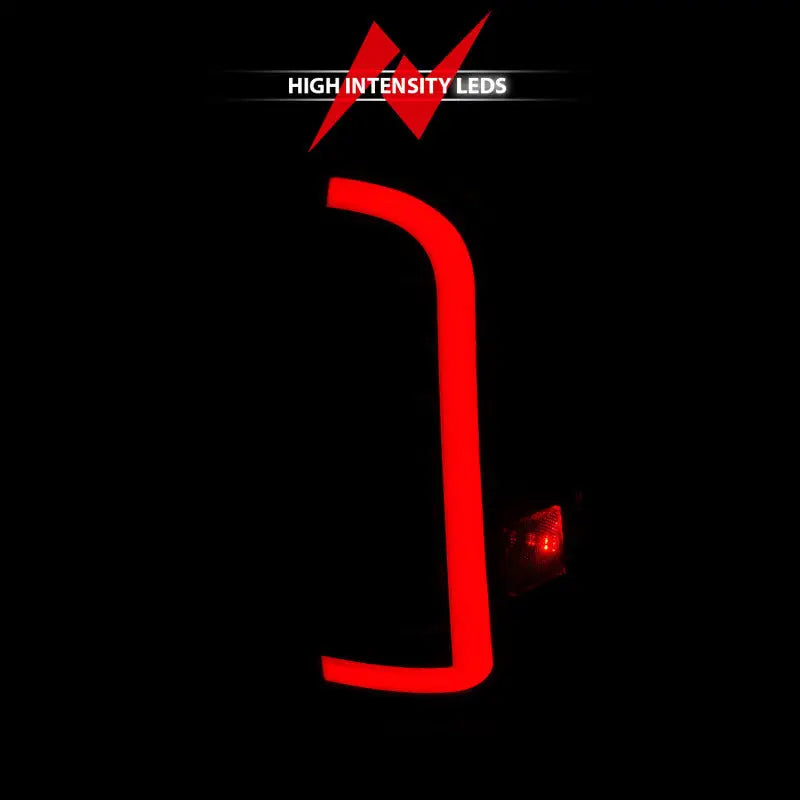 ANZO 05-15 Toyota Tacoma Full LED Tail Lights w/Light Bar Sequential Black Housing Clear Lens - Truck & Automotive