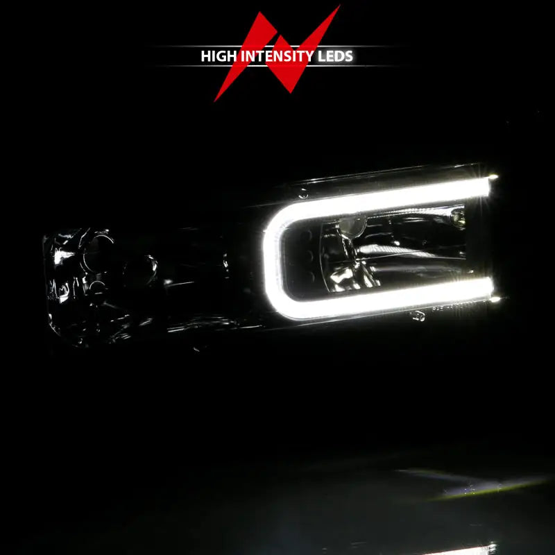 Illuminated car headlight for Cadillac Escalade crystal headlights upgrade