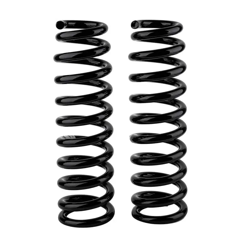 Two black coil springs for ARB OME Front Prado up to 2003, perfect for off-roading