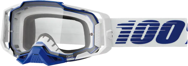 Armega Goggle Blue Clear Lens - Powersports