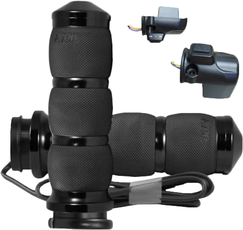 AVON AIR-91-F24-HT Air Cushion Heated Chrome Twist Grip - AVON