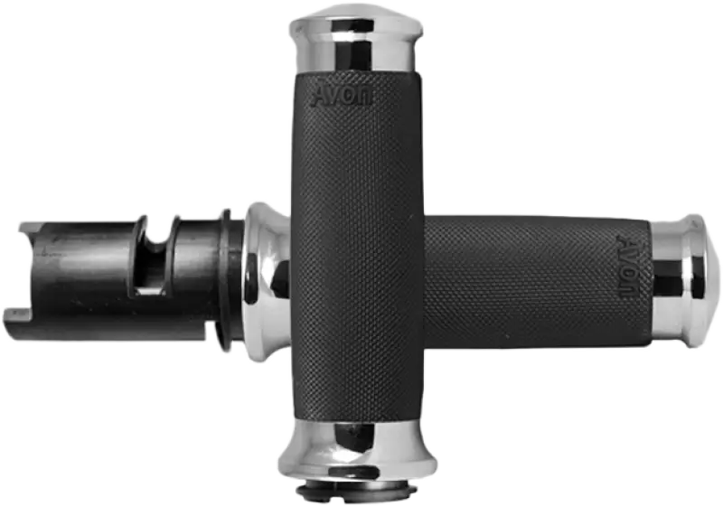AVON Custom Contour Chrome Twist Grip - CC-85-CH-F24 - AVON