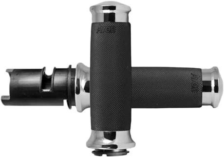 AVON Custom Contour Chrome Twist Grip - CC-85-CH-F24 - AVON