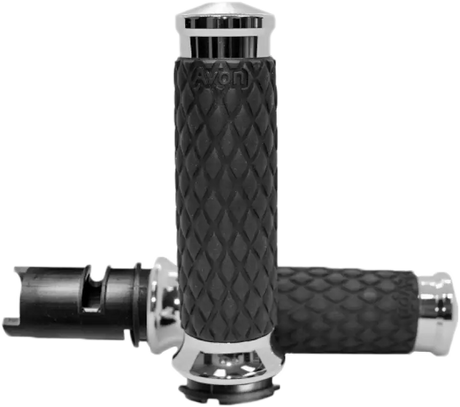 AVON Diamond Contour Chrome Twist Grip - DIA-60-CH-F24 - AVON