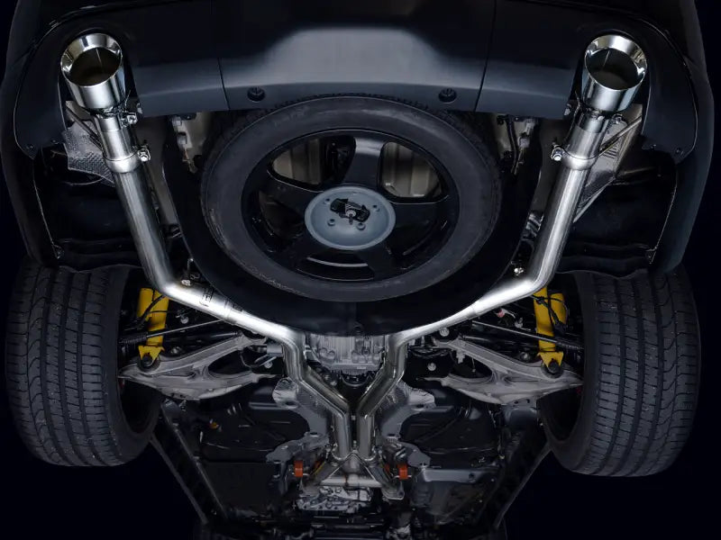 AWE Tuning 18-23 Dodge Durango SRT & Hellcat Track Edition Exhaust - Chrome Silver Tips - Truck Automotive