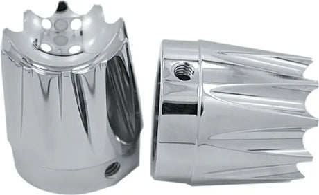 AXL-EX-CH Axle Nut Cover Excalibur Chrome 1"
