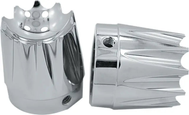 AXL-EX-CH Axle Nut Cover Excalibur Chrome 1"