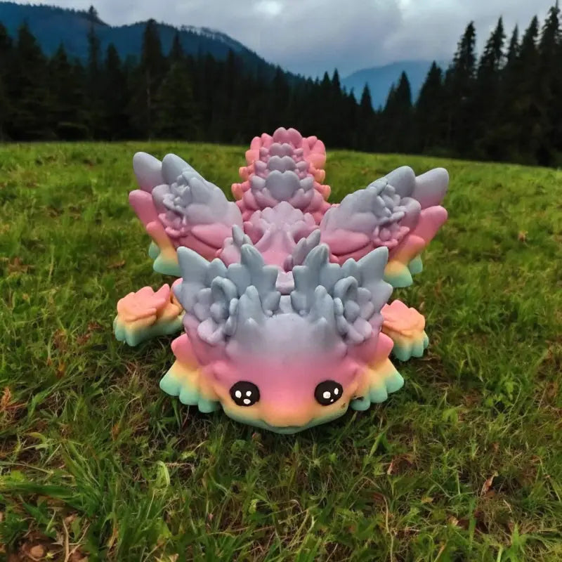 Axolotl | Dragon 3D Fidget Toy - Morphed 3D