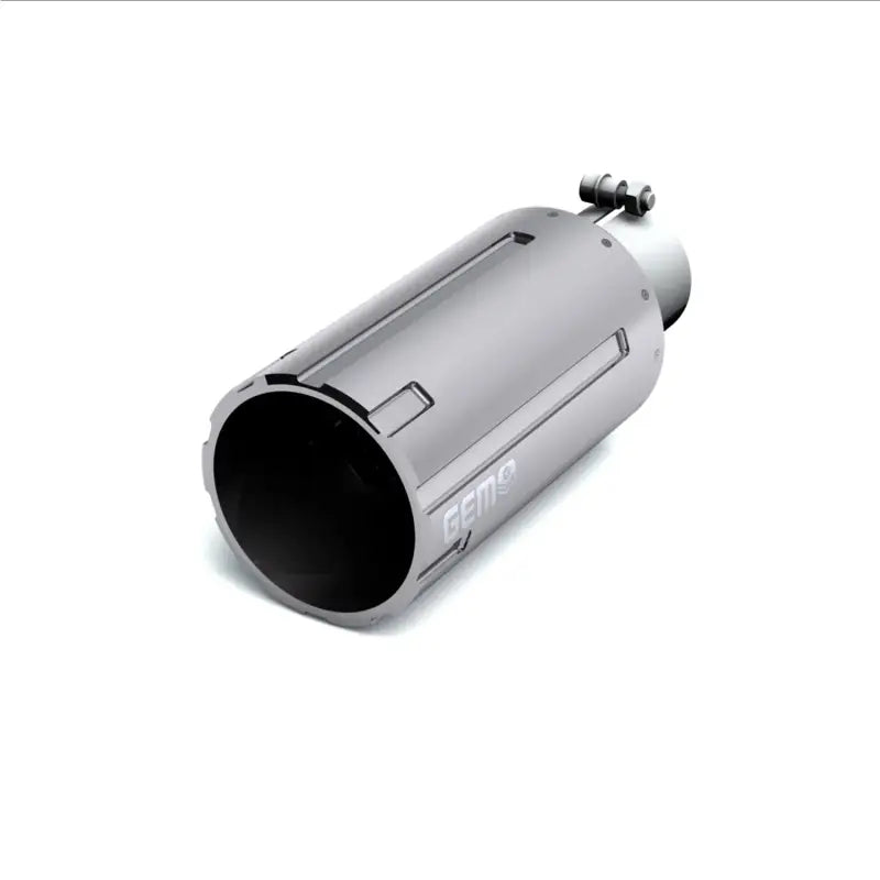 Polished B00405 Maxway barrel cut 5 inch exhaust tip with Fein logo