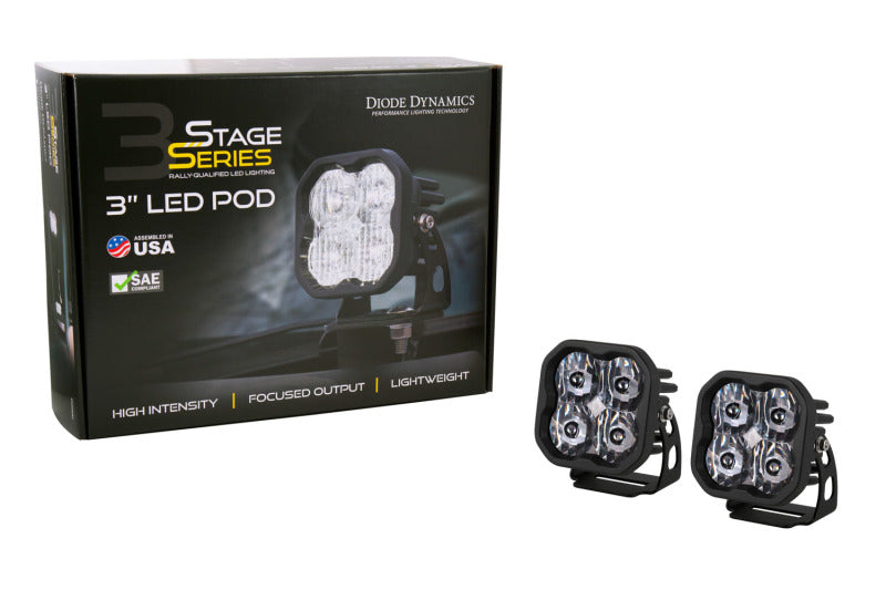 Diode Dynamics SS3 Pro WBL - White Combo Standard (Pair) - DD6885P