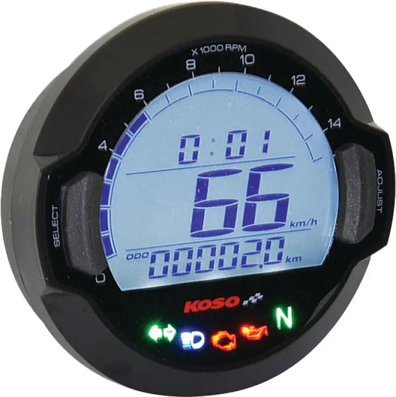 BB642W20 Dl 03sr Digital Gauge Black Bezel - GP Style Multi-Function